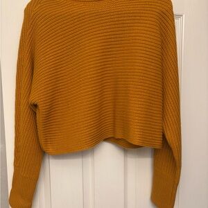 Gianni Bini Mustard Crew Neck Sweater